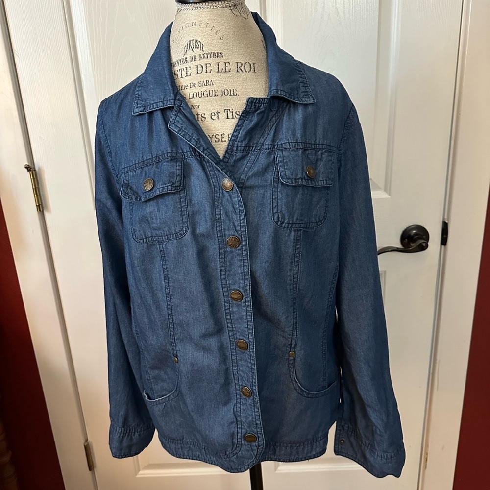 Live a Little Denim Blouse/Jacket